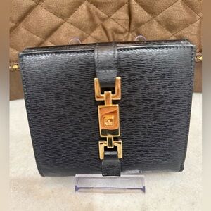 Gucci Black Jackie leather wallet